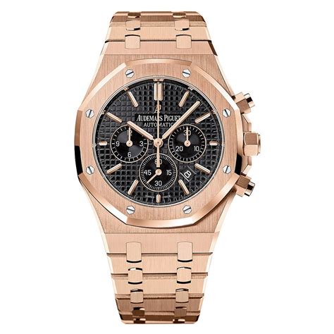 rose gold ap watch|rose gold chronograph watch.